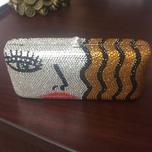Women Rhinestones clutch bag